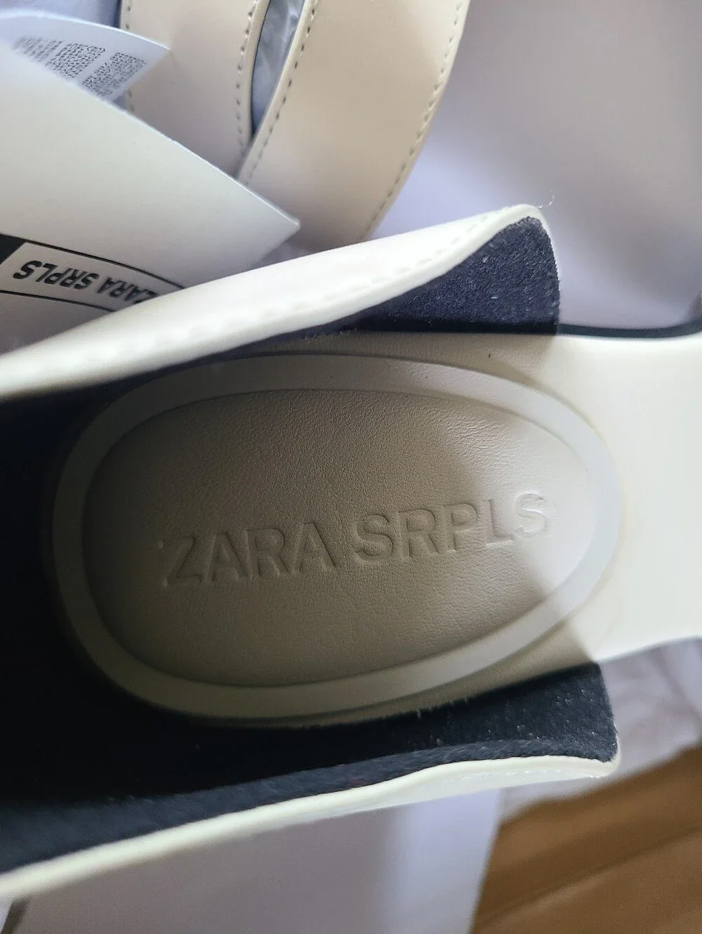 Zara SRPLS Limited Collection Heel Leather Sandals - Picture 10 of 10